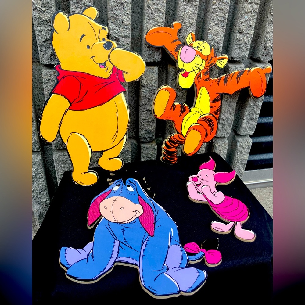 Winnie the Pooh and Friends Wooden Wall Cut Outs